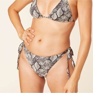 ANDIE The String Bikini Bottom In Snake